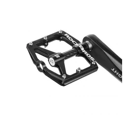 RockBros CNC/Carbon platform pedál cserélhető tüskés ipari csapágyas fekete