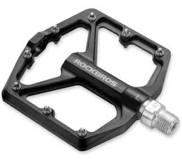 RockBros Alumínium platform pedál cserélhető tüskés ipari csapágy fekete