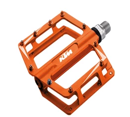 KTM platform MTB pedál freeride/BMX, alumínium test/Cr-Mo tengely, narancs