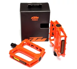 KTM Team platform MTB pedál freeride/BMX, alumínium test, narancs
