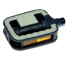 Xerama/Union hagyományos pedál gumi+műanyag SP807 szürke/fekete csúszásmentes