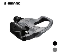 Shimano PD-R550 SPD-SL rendszerű patentpedál (szérián kívüli 105-ös szintű) kompozit test, ezüst