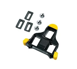 Shimano SM-SH11 pedálstopli SPD-SL kompatibilis, sárga, 6 fokban mozgó