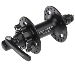 Agy Első Shimano Deore XT HB-M756 32ly, 6 csavaros tárcsafékes, fekete