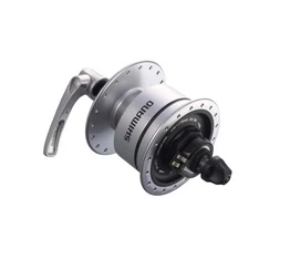 Shimano LX DH-3N72 agydinamó 6V/3W 32lyuk gyorszáras ezüst