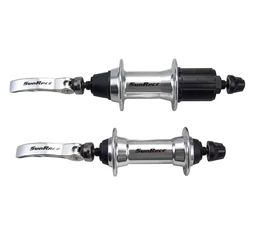 Sunrace kazettás hátsó agy, 8/9-es, gyorszáras, 36lyukas, ezüst