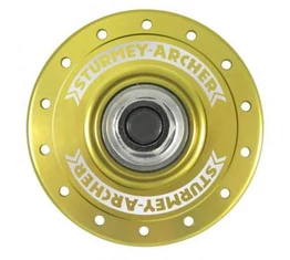 Agy hátsó Sturmey-Archer HBT3036l országúti/pályaagy, flip/flop, ipari csapágyas, arany