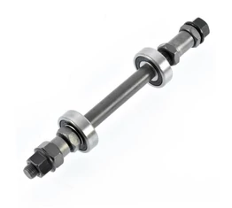9,5x185mm-es tengely ipari csapágyas hátsó agyakba 2db O30mm-es ipari csapággyal