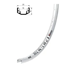 Abroncs Kellys Event V-fékes, 36 lyukas, szimplafalú, ezüst