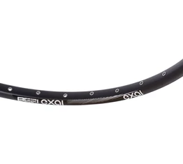 Exal BE21 tárcsafékes 622/29&quot; abroncs szegecselt duplafalú fekete 6,5mm szelep