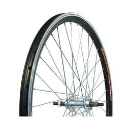 Kerék 24 MTB Hátsó Warrior vagy RMX duplafalú abroncsal, menetes alu aggyal fekete