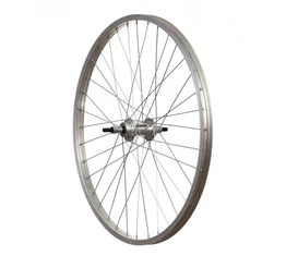 Kerék 24 MTB Hátsó alu abroncs+aluagy, menetes racsnikhoz