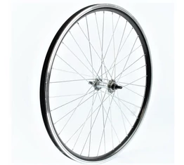 Beretta 24"-os MTB első kerék alu aggyal, duplafalú felni, ezüst