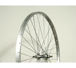 MTB első kerék acél agy, alumínium felni