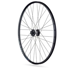 Rodi Black Rock Disc első 27,5" MTB kerék 32 lyukas, ipari csapágy, átütő tengelyes, fekete