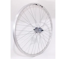 Csepel 622-es vagy 28-as agyváltós hátsó kerék Nexus 3 agyváltóval duplafalú ezüst