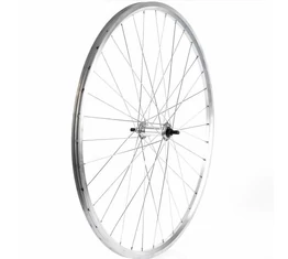 Kerék 622 első Scwinn-Csepel duplafalú ezüst anyás alu agy