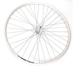 Kerék 622 hátsó Schwinn-Csepel duplafalú ezüst kontrás
