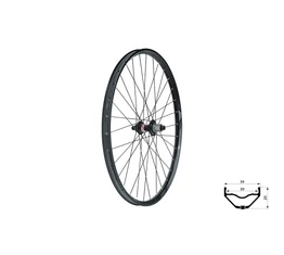 Kellys Valor 29"-os hátsó MTB kerék Centerlock tárcsa, 12x148mm, fekete