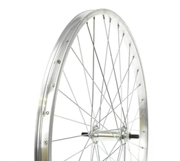 27 1-1/4&quot;-os első kerék 630mm peremátmérő, szimpla falú felni, alumínium agy
