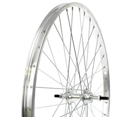 27 1-1/4"-os hátsó kerék 630mm peremátmérő, szimpla falú felni, menetes alumínium agy