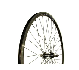 Spider országúti hátsó kerék 622x13 csőtengely, fekete abroncs+fekete agy, menetes, gyorszáras(nem tartozéka)