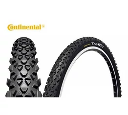 Continental Traffic II 26x1,9&quot; (50-559) MTB köpeny, fekete /darab