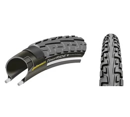 Continental Ride Tour 28-622mm cross/fitness köpeny fekete, reflexcsíkkal, Puncture Protection