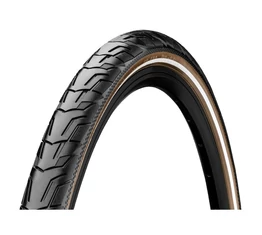 Continental Ride City 47-622 mm ebike/trekking/városi gumiköpeny fekete-barna reflexcsíkos Puncture Protection defektvédelemmel