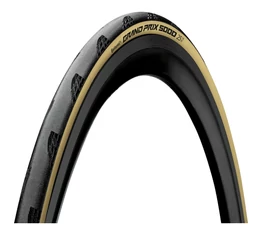 Continental Grand Prix 5000 25-622mm országúti köpeny fekete/krém, hajtogatható