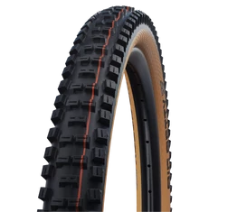 Schwalbe Big Betty Evo 29x2,4" MTB köpeny (62-622) Super Gravity, Addix Soft, Tubeless, hajtogatható, bronz oldalfal