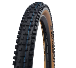 Schwalbe Nobby Nic Evo 27,5x2,4" MTB köpeny (62-584) Super Ground, Addix Speedgrip, Tubeless, hajtogatható, bronz oldalfal
