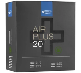 Schwalbe Air Plus 20&quot; tömlő 1,5-2,4&quot;, 40mm hosszú autoszelep (AV)