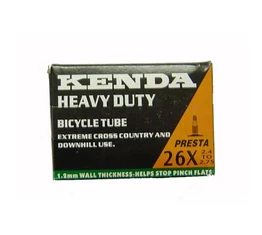 26" Kenda 2,35/2,75"-os MTB tömlő, belső gumi, 1,2mm falvastagság, SV, szingó szelep