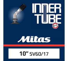 10x1,75x2 tömlő, belső gumi 60°-os AV(auto) szeleppel (pl.babakocsihoz)