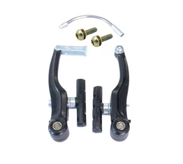 Alumínium Logan V-fék spirálrugós mechanikával csavarral és fékpipával