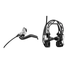 Magura HS33 EVO2 hidraulikus abroncsfék komplett első vagy hátsó szett, ezüst