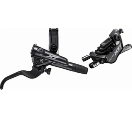 Tárcsafék Shimano DeoreXT M8120 hátsó szett (BLM8120+BRM8120), négydugattyús, műgyantás betéttel, fekete 1700mm