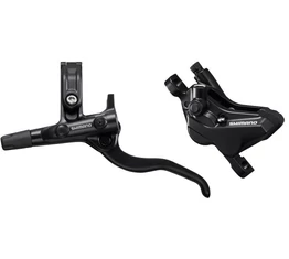 Shimano Deore 4 dugattyús hidraulikus első tárcsafékszett (BL-MT4100+BR-MT420) 1000mm fékcsővel tárcsa nélkül