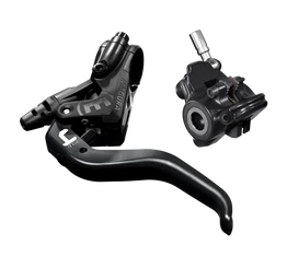 Magura MT4 FM hidraulikus tárcsafék 2 dugattyús, Carbotecture test, 2200mm fékcső, Flat Mount felfogatás