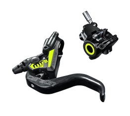 Magura MT8 SL FM hidraulikus tárcsafék 2 dugattyús, Carbotecture SL féktest, karbon fékkar, 2200mm fékcső, Flat Mount felfogatás