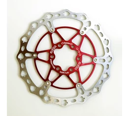 Fék tárcsa A2Z Teppan Yaki SPV-TS 160mm, piros CNC-zett alu csillaggal