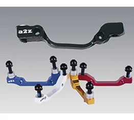 Tárcsafékadapter A2Z AD-ISPM-185 ISről PMra 160-180mm Első, piros