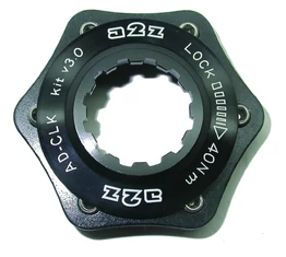 Fékalkatrész A2Z tárcsaadapter CenterLock-ról 6csavar fekete