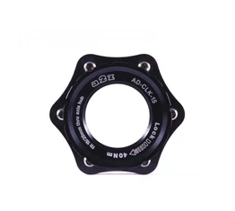 Fékalkatrész A2Z tárcsaadapter CenterLock-ról 6csavar Átütő tengelyhez 15mm-ig fekete