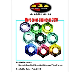 Fékalkatrész A2Z tárcsaadapter CenterLock-ról 6csavar arany