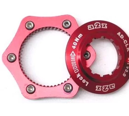 Fékalkatrész A2Z tárcsaadapter CenterLock-ról 6csavar piros