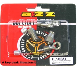 Fékalkatrész A2Z hidraulikus csőcsatlakozó szett Shimano/Avid Code/Hayes Stroker Ryde
