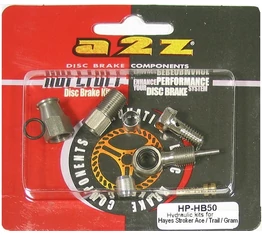 Fékalkatrész A2Z hidraulikus csőcsatlakozó szett Shimano,Avid Juicy,Hayes Stroker/Ace/Gram/Traill
