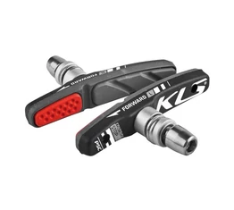 Kellys KLS Controlstop menetes (csavaros) fékpofa  piros/fekete, 1 fékhez